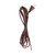 Satco | 90-1524 | 8 Foot 18/2 SPT-1 105C Cord Set Brown Finish 36" Hank 200 Car