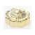 Satco | 90-159 | Plastic Lock-Up Cap 1/8 IP 1" D Brass Finish