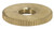 Satco | 90-1601 | Brass Knurled Locknut 1/8 IP 1" D Unfinished