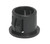 Satco | 90-161 | Nylon Snap-In Bushing For 7/16" Hole Black Finish