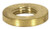 Satco | 90-1621 | Brass Round Plain Locknut 1/8 IP Unfinished