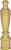 Satco | 90-1731 | Large Spindle Finial 2-3/8" Height Polished Brass