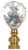 Satco | 90-1736 | Ball Cut Crystal Finial 2-1/4" Height