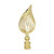 Satco | 90-1743 | Leaf Brass Finial 3-1/2" Height