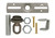 Satco | 90-1847 | Ribbed Canopy Kit Brushed Pewter