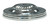 Satco | 90-1889 | Ribbed Canopy Kit Polished Nickel 5" D.