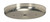 Satco | 90-1902 | Contemporary Canopy Brushed Nickel Finish 5-1/4" D
