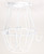 Satco | 90-1917 | Light Bulb Cage White Finish 5-3/4" Height