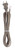 Satco | 90-1923 | 12 Ft. Cord Set Metallic Gold