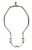 Satco | 90-2028 | Light Duty Harp Polished Nickel 5" Height 1/8 IP