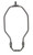 Satco | 90-2088 | Heavy Duty Harp Dark Antique Brass Finish 7" Height