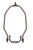 Satco | 90-2089 | Heavy Duty Harp Dark Antique Brass