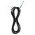 Satco | 90-2209 | 8 Foot 18/3 SJT 105C Heavy Duty Cord Set Black Finish 50 Cart