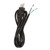 Satco | 90-2209 | 8 Foot 18/3 SJT 105C Heavy Duty Cord Set Black Finish 50 Cart