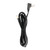 Satco | 90-2321 | 8 Foot 18/2 SPT-2 105C Flat Plug Cord Set Black