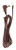 Satco | 90-2324 | 8 Foot 18/2 SPT-2 105C Flat Plug Cord Set Brown