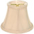Satco 90-2361 | Clip On Shade; Ivory Shantung; 3" Top; 5" Bottom; 4-1/4" Side