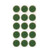 Satco | 90-487 | Green Felt 1/2" Dots Roll Only