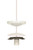 Satco | 90-615 | 4" Neckless Ball Holder Kit White For 3-7/8" Glass 8ft 18/3 S