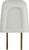 Satco | 90-631 | Quick Connect Plug 18/2-SPT-1 10A-125V White