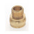Satco | 90-642 | Brass Beaded Nozzles Burnished and Lacquered 1/8 F x 1/8 M