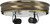 Satco | 90-767 | 10" 2-Light Ceiling Pan Antique Brass