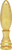 Satco | 90-838 | Bullet Finial 2" Height 1/8 IP Burnished and Lacquered