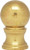 Satco | 90-842 | Brass Ball Finial 1-1/4" H 3/4" D 1/8 IP Burnished