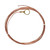 Satco | 93-335 | 10 Foot 18/1 Bare Copper Ground Wire 1/4 IP Round Ground Lug