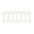 Satco | 96-621 | Wallplate For Dimmers Sensors 6-Gang White Lutron
