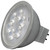 Satco | S11392 | 4.5W MR16 LED Silver 3000K GU5.3 360 Lumens 12V