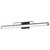 Satco | 62-659 | Solano LED Large Vanity Black Brushed Nickel White Acrylic