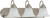 Satco | 60-6075 | Ballerina 3 Light 24 in. Vanity