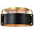 Satco | 60-7840 | Altos 3 Light Semi Flush 14" Matte Black/Nat Brass