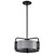 Satco | 60-7852 | Altos 3 Light Small Pendant Gray/Matte Black