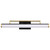 Satco | 62-1538 | Solano Medium Vanity LED Blk/Brushed Brass White Acrylic