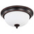 Satco | 62-1558 | Center Lock 13" LED Flush Mount 19W 3000K Mahogany Bronze