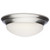 Satco | 62-688 | 25W Flush Mount Twist & Lock Fixture LED 14" Brushed Ni