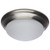 Satco | 62-688 | 25W Flush Mount Twist & Lock Fixture LED 14" Brushed Ni