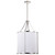 Satco | 60-7972 | Easton 3 Light Pendant Polished Nickel White Linen
