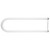 Satco | S8471 | 28 Watt T8 U-Bend Fluorescent 3000K Warm White 85 CRI Medium Bi Pin