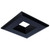 Satco | 80-990 | Deep Baffle Trim 4" Square Black Finish