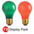 Satco | S6096 | Display Pack 72 Lamps A19 25W Incandescent Med Base 36 RG 130 Volt