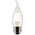 Satco | S21885 | 4W CA10 LED Clear Medium 5000K 120V