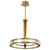 Satco | 62-2013 | Darrow 24" LED Pendant Vintage Brass Textured Acrylic Panels
