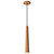 Satco | 62-830 | Melrose 12W 16" LED Pendant Ash Wood