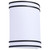Satco | 62-1985 | Glamour LED Wall Sconce Black CCT 27K/3K/35K/4K/5K