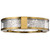 Satco | 62-2012 | Darrow 13" LED Flush Mount Vintage Brass Acrylic Panels