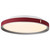 Satco | 62-3012 | Bandon 20" LED Flush Mount Gray Red Wrap Acrylic Lens