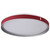 Satco | 62-3012 | Bandon 20" LED Flush Mount Gray Red Wrap Acrylic Lens